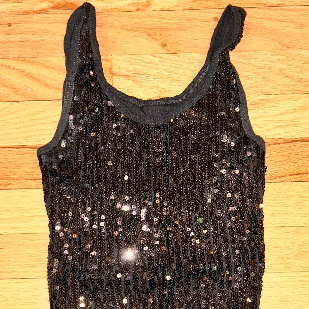 Sequined Tank Top